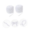 NOLITOY 2 Rolls Coral Fleece Knitting Yarn Multi Function DIY