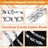 Vicmag Magnetic Bracelets for Women Titanium Steel Brazaletes Ultra Strength