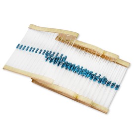 Innfeeltech 100 Pcs 1/4W 1% Tolerance 2K Ohm Metal Film Resistor Resistance for DIY Project and Experiments