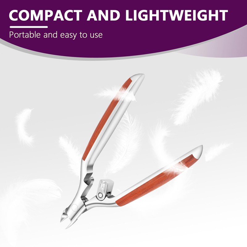 Cuticle Trimmer Extra Sharp, Upgraded 0.98 Inch Jaw Professional Cuticle