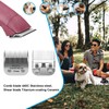 Size 3-3/4FC Detachable Dog Grooming Clipper Ceramic Blades,Compatible with Andis