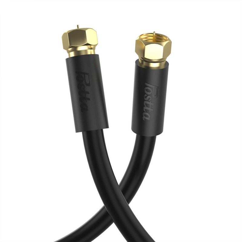 Postta Coaxial Cable(40 Feet) Triple Shielded Digital RG6 Antenna Cable