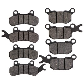 NICHE Brake Pad Kit for Can-Am Defender HD10 HD8 Max T 715900379 715900380 715900381 Front Rear Semi-Metallic