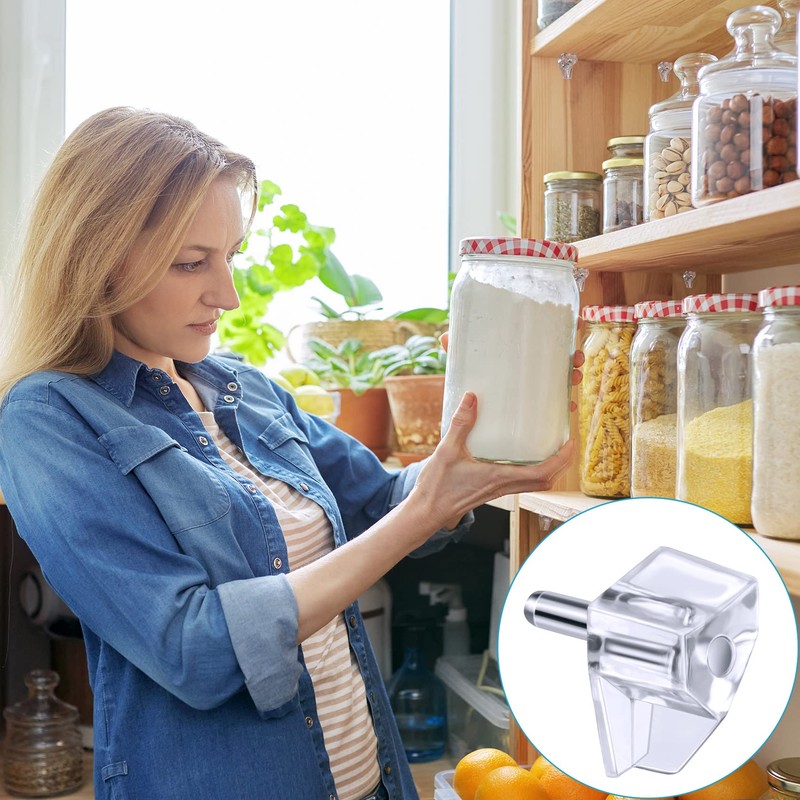PAGOW 3mm 1/8 Inch Shelf Support Peg, Clear Cabinet Shelf