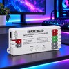 ESP32 WLED LED Controller with Mic – Wi-Fi Control and