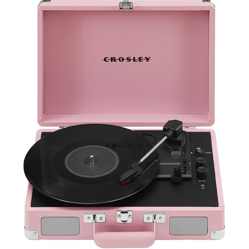 Crosley CR8005E-BH Cruiser Plus Vintage 3-Speed Bluetooth in/Out Suitcase Vinyl