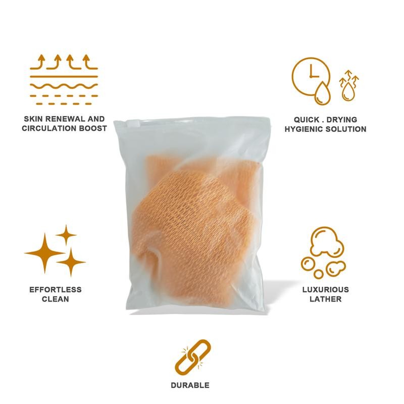 African Exfoliating Net Sponge, Ethically Sourced from Nigeria Bath Sponge