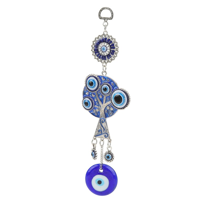 Evil Eye Pendant Life Tree Design Prevent Bad Energy Bring