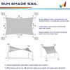 Windscreen4less 12' x 14' Sun Shade Sail Rectangle Outdoor Canopy