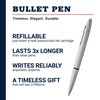 Fisher Space Pen Chrome Bullet Pen, Pressurized Ballpoint Pen, Compact