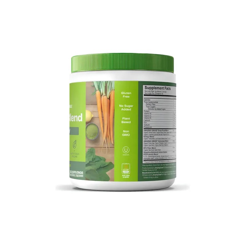 Suplemento Nutricional Greens Grass Greens Blend en Polvo, 210 g