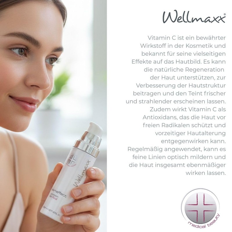 WELLMAXX Skineffect Day Fluid, Vegan Day Cream with Hyaluronic &