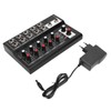 Portable Multifunctional FiveChannel Stereo Audio Sound Mixer Compact