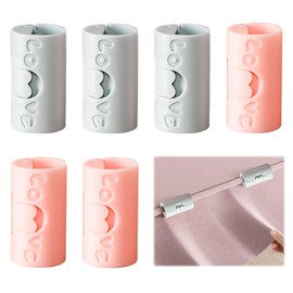 Eophmi Bed Sheet Grippers, 12 Pcs Bed Sheet Clips Grippers, Sheet Clips for Bedding, Duvet Clips for Bedding Sheet Holder Fasteners, Duvet Cover Clip Food Snack Bag Clip, Cables