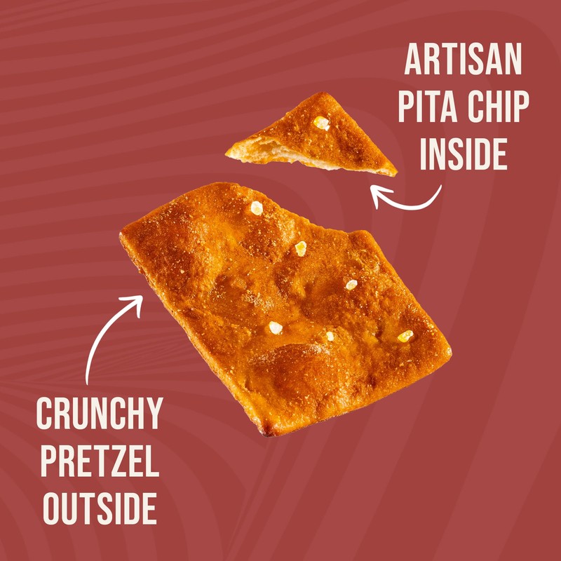 PRETZELIZED Snacks PRETZELIZED Pretzel Pita Chips, Buffalo Flavored, 7oz Bag
