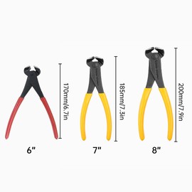 AIMALL German-Style Top Cutting Pliers Nutcracker & Shoe Repair Tool, Hardened Alloy Steel with Cushion Grips, Ideal for Nutting & High-Heeled Shoe Maintenance