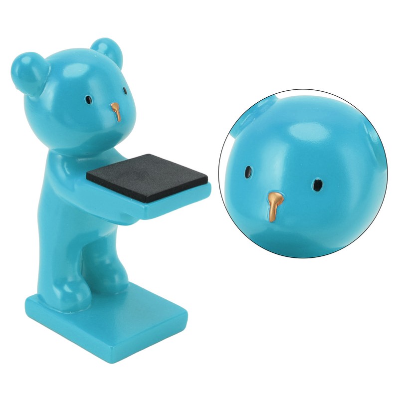 Bear Watch Stand Handcrafted Three Dimensional Modern Style Resin Watch