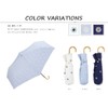 World Party Parasol Folding Umbrella, Off-White, White, 19.7 inches (50