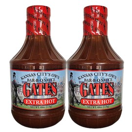 Gates Extra Hot Barbecue Sauce 40oz - 2 Pack