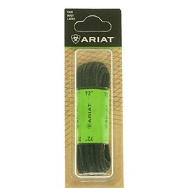 ARIAT Unisex Adult Boot Shoelaces, Black, 72