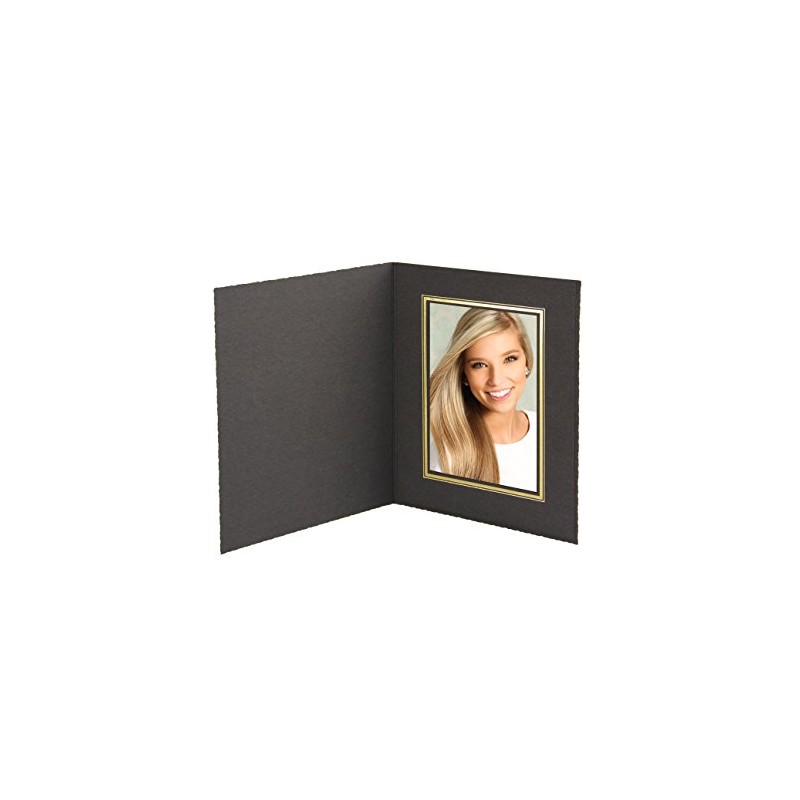 Tyndell Black T-50 Photo Folder 4x6 (10 Pack)
