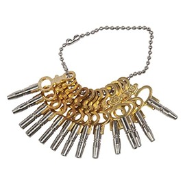 Set of 14 Pocket Watch Winding Keys Sizes 00 to 12 Watchmaking Watch Repair Tool Kit