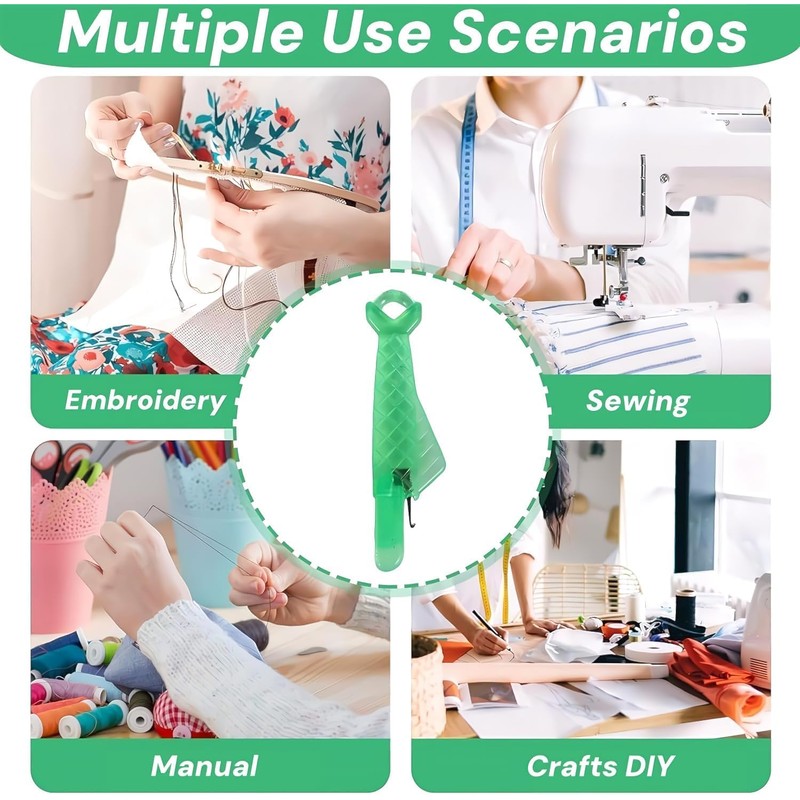 10 Pcs Needle Threaders for Sewing Machine – Automatic Fish
