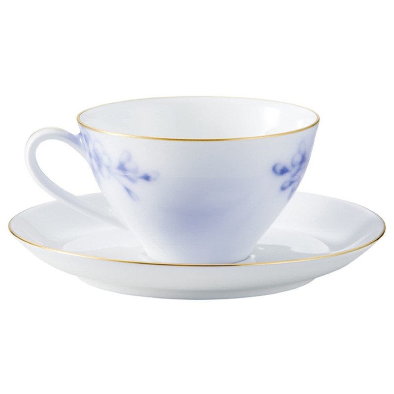 Okura Tien Hanami Fuji Cup & Saucer, Coffee Tea, Approx.