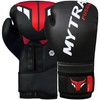 Mytra Fusion Boxing Gloves Real-Tech SL-4 Training Gloves (Black, 12-oz)