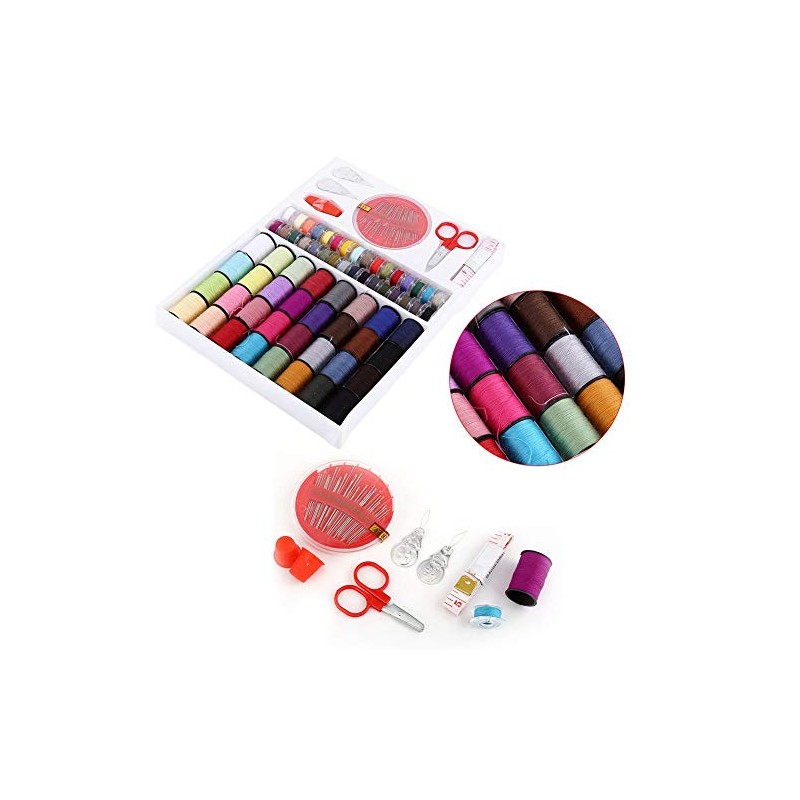 Accesorios de Kit de Costura Medida Grifo Tijeras Thimble Hilo
