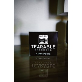 Generic The TEARABLE Calendar | Daily Dad Joke| Gifts for Dad | Day to Day Calendar | Desk Calendar, Black/White