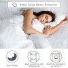 Beedsooth Waterproof Mattress Cover with Zip, Against Mites, Mattress Protector,