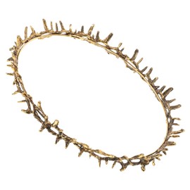 VALICLUD Golden Thorn Crown Medieval Headpiece for Men and Women Renaissance Cosplay Costume Accessory for Festivals Parties and Themed Events