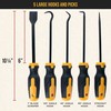 Dura-Gold 10-Piece Hook and Pick Set with Scraper & Magnetic
