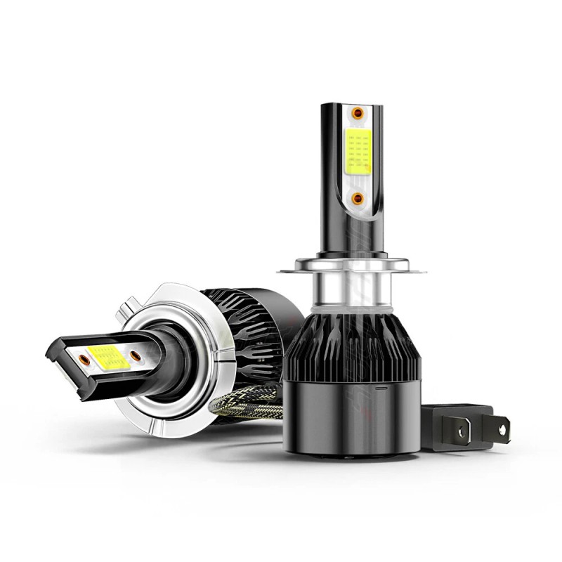 CHUSYYRAY 2X H7 Super Bright LED Headlight Bulbs Conversion Kit