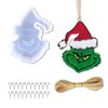 Rifanda Christmas Grinch Car Freshie Silicone Mold, Aroma Beads for