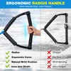75FT Radius Handle Ski Ropes for Water Skiing, Floating Wakeboard