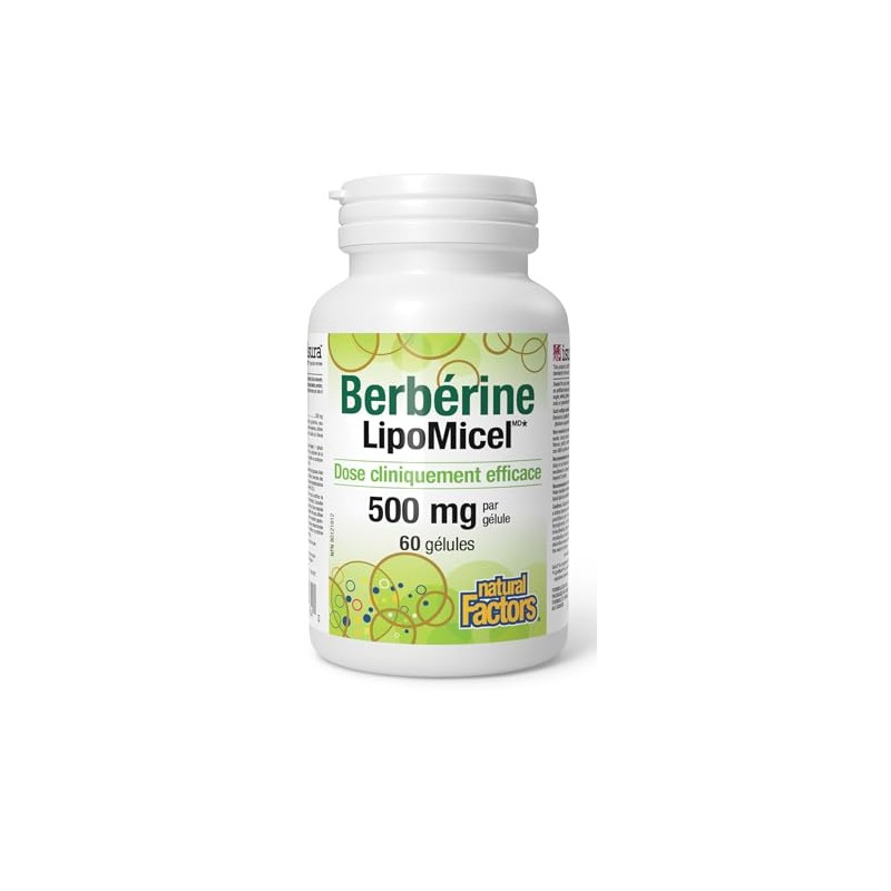 Berberine LipoMicel 500mg (60 Count (Pack of 1))