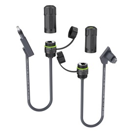 CAMWAY Ethernet Adapter for Starlink Gen 2 - IP68 Waterproof Starlink SPX to RJ45 Connector T568B,1200Mbps Shielded Cable for Starlink Dish and V2 Router, Plug-and-Play,9-Core Grounded Design