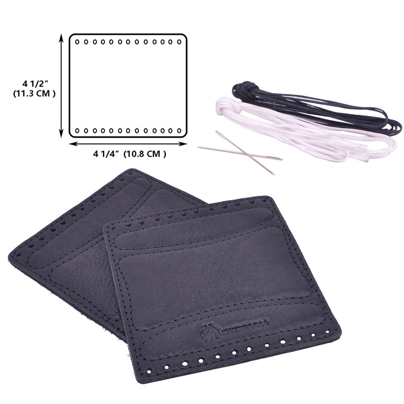 Leather Motorcycle Handlebar Grip Covers for HD Motorcycles - No