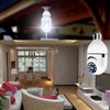 Wireless Light Bulb Camera 360 Degree Auto Tracking Recording 2
