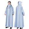 Formemory Raincoat Men's Women's Bicycle Motorcycle Long Rain Poncho Raincoat