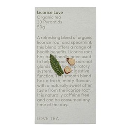 Love Tea Licorice Love Pyramid Tea Bags, 20 Tea Bags