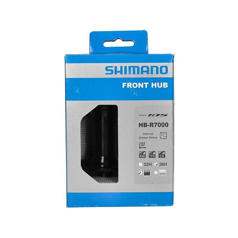 Shimano Deore Disc 6 Bolt Front Hub - Black, 36