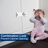 Hasp with Combination Lock Security Hasp with Lock 1 Piece