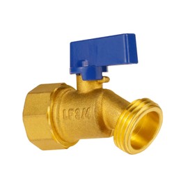 Angry Pony FNPT 3/4 x GHT 3/4 Brass Rain Barrel Spigot Kit, Outdoor Faucet with Bulkhead Fitting for Water Bucket,Hose Bib,Rainwater Barrel