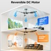 Roomratv Ceiling Fans with Lights, 52 Inch Ceiling Fan with