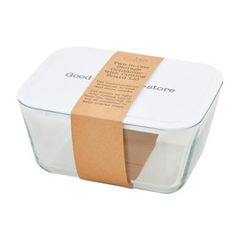 Mud Pie Cutting Board Container, Clear