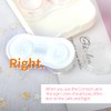 ofone Contact Lens Case, Two Pack Portable Contact Lenses Travel