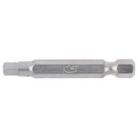 KS Tools 911.2825 1/4 Inch Classic Bit Hexagon Socket, 50 mm, 7 mm, Pack of 5